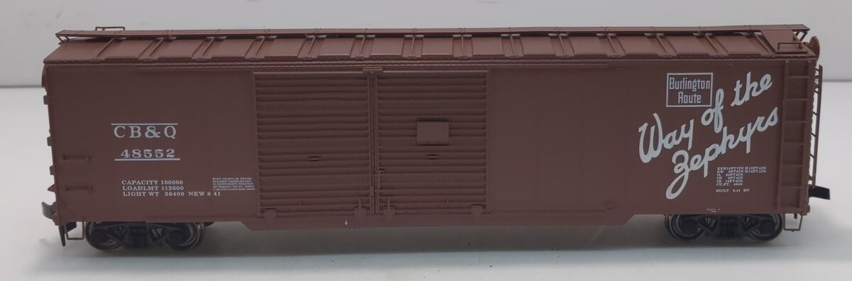 Proto 2000 48552 HO Scale CB&Q 50' Automobile Box Car w/End Doors LN/Box