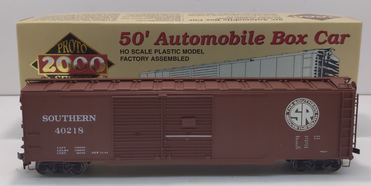 Proto 2000 40218 HO Southern 50' Automobile Box Car LN/Box