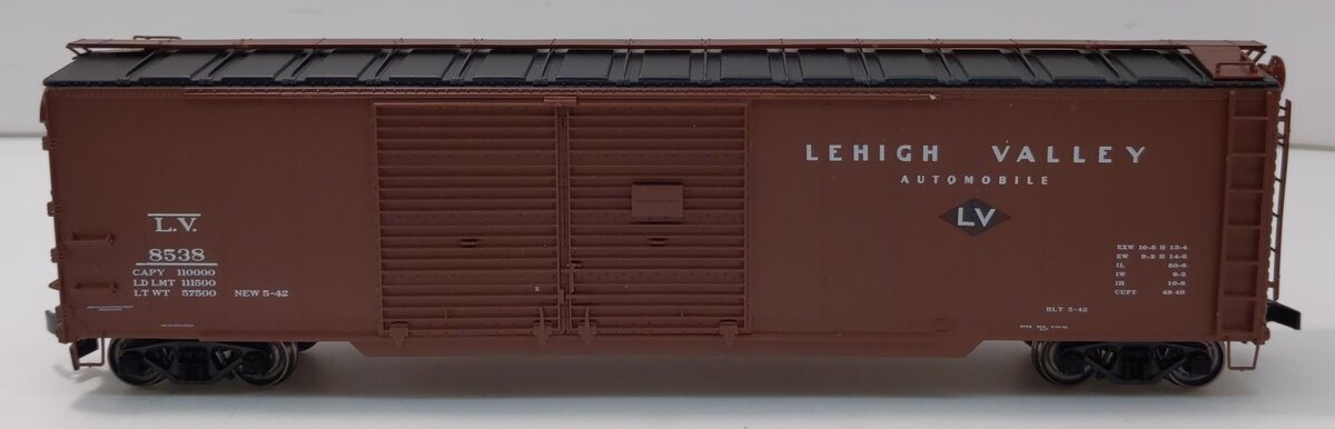 Proto 2000 8538 HO Lehigh Valley 50' Automobile Box Car w/End Doors LN/Box