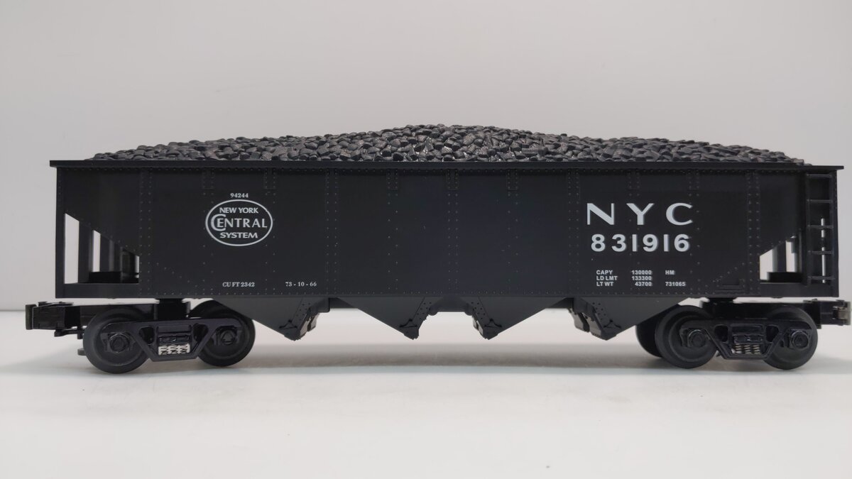 MTH 30-7517 O Gauge New York Central Hopper Car #831916 LN/Box