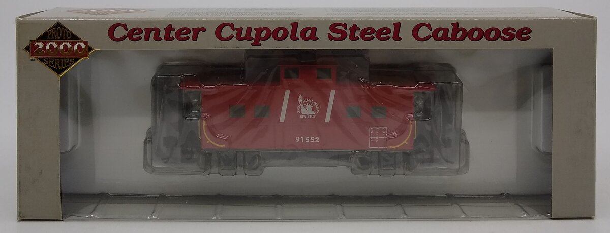 Proto 2000 31261 HO Scale New Jersey Central RR Co. Center Cupola Caboose #91552 LN/Box