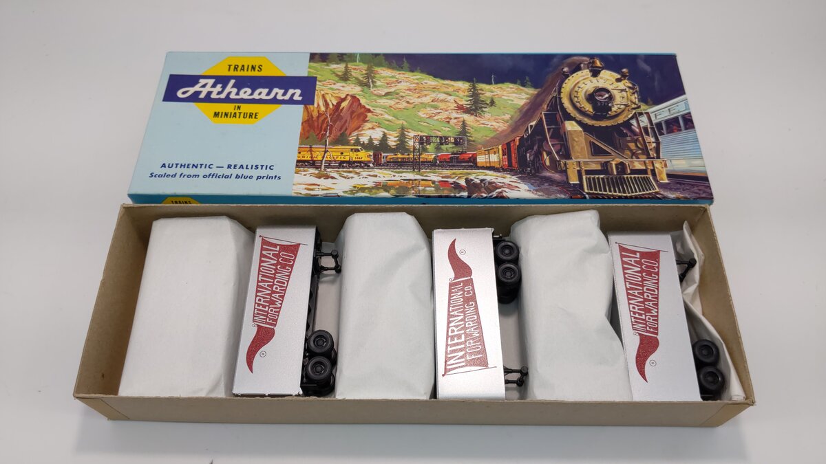 Athearn 1429 HO Scale 25' Trailer International Forwarding (Pack of 6)