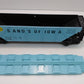 Lionel 6-9358 O Gauge LCCA-1980 Sands Of Iowa Covered Hopper Car EX/Box