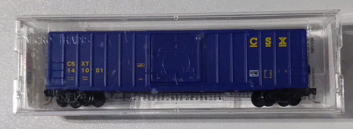 Micro-Trains 02500550 N CSXT 50' Rib Side Single Door Boxcar #141001 LN/Box