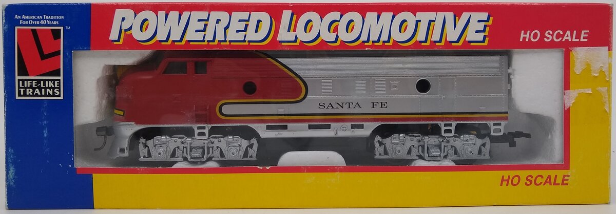 Life Like 8689 HO Scale Santa Fe F-7 Diesel Locomotive