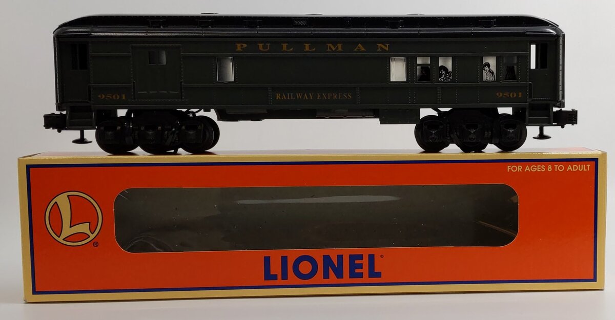 Lionel 6-19070 O Pullman Baby Madison REA Combination Car #9501 LN/Box