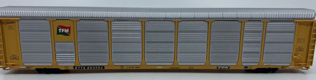 Walthers 932-4866 HO TFM Thrall 89' Tri-Level Auto Carrier #853354