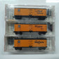 Micro-Trains 04700242 N Santa Fe 40' Dbl-Sheathed Wood Reefer (Set of 3) NIB