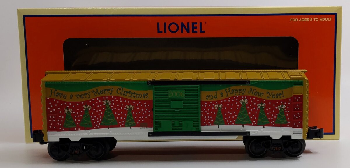 Lionel 6-25008 O Gauge 2006 Christmas Boxcar LN/Box