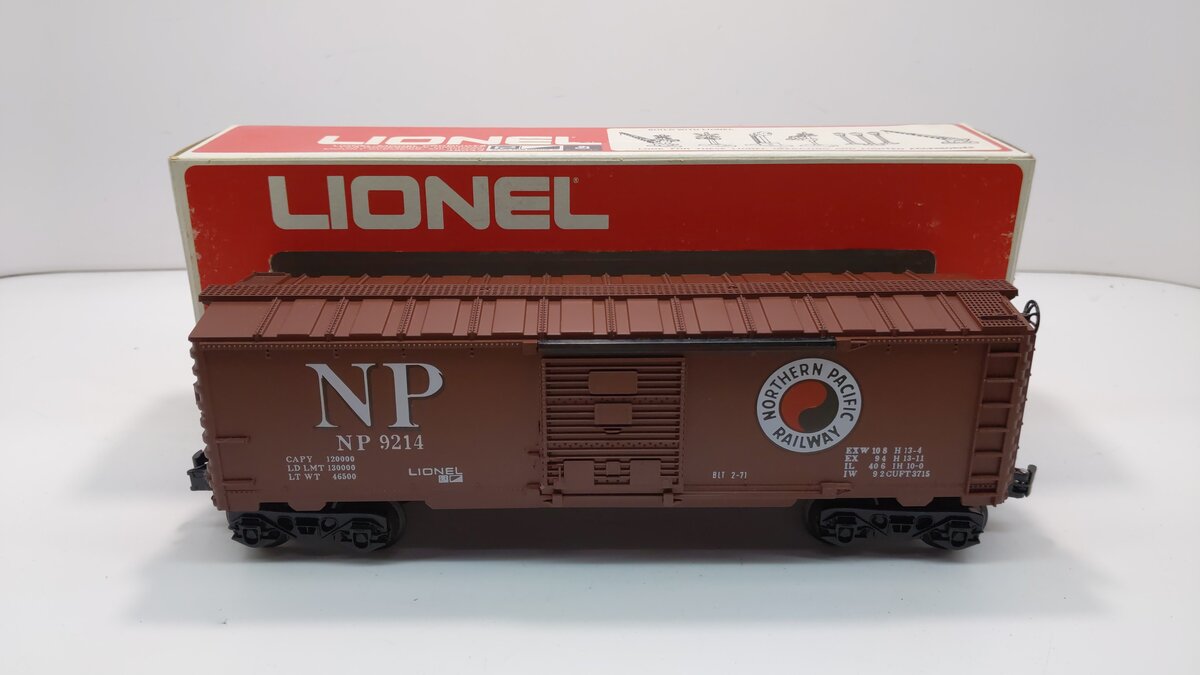 Lionel 6-9214 O Gauge Northern Pacific Boxcar #9214 LN/Box