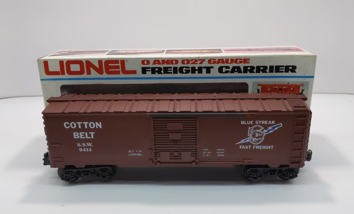 Lionel 6-9414 O Gauge Cotton Belt Boxcar #9414 NIB