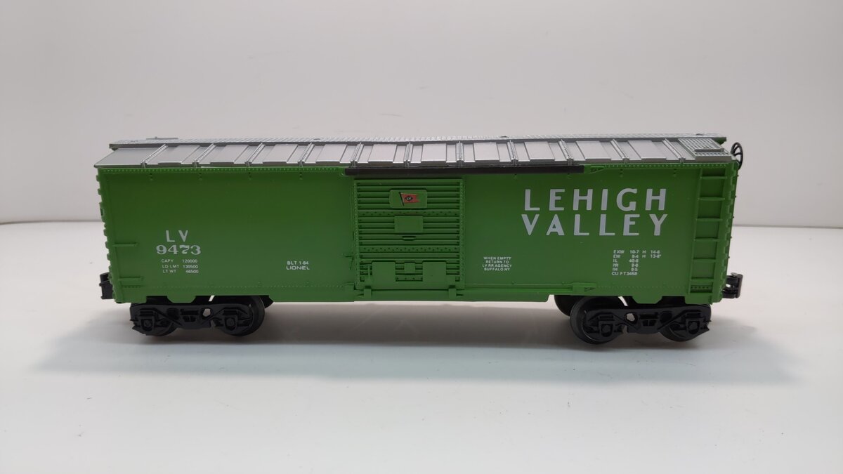 Lionel 6-9473 O Gauge Lehigh Valley Box Car #9473 NIB