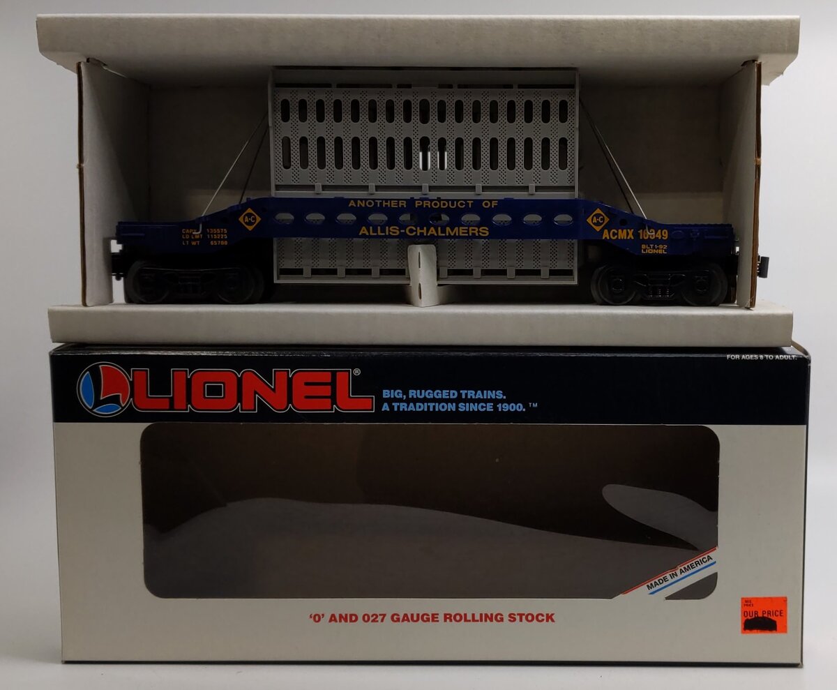 Lionel 6-16349 O Gauge Allis Chalmers Condenser Car MT/Box