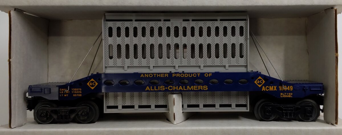 Lionel 6-16349 O Gauge Allis Chalmers Condenser Car MT/Box