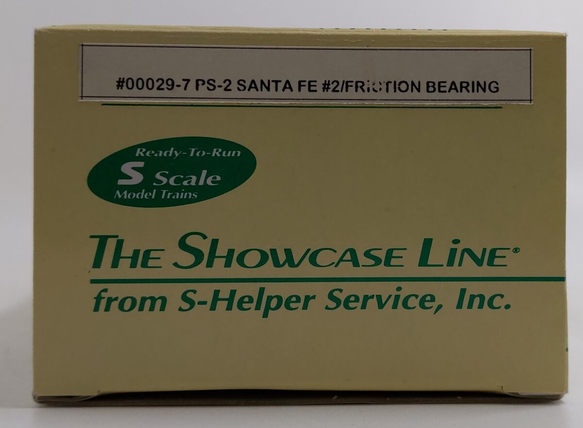 S-Helper 00029-7 S Gauge Santa Fe PS-2 2-Bay Covered Hopper #82412 LN/Box