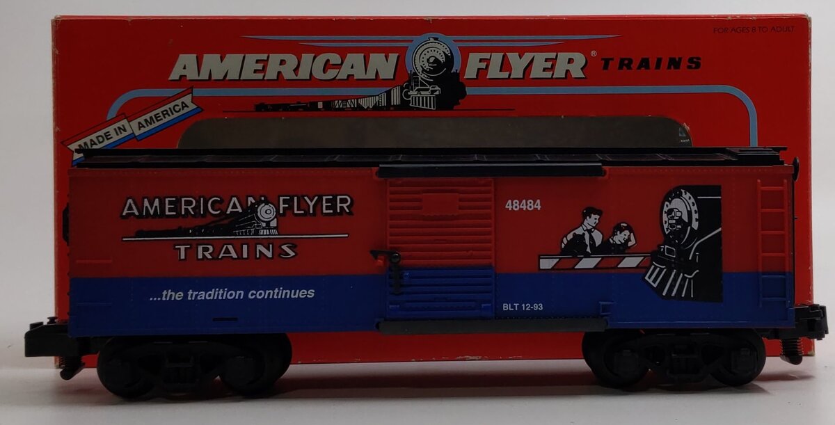 American Flyer 6-48484 S Gauge Crossing Gate Boxcar #48484 LN/Box