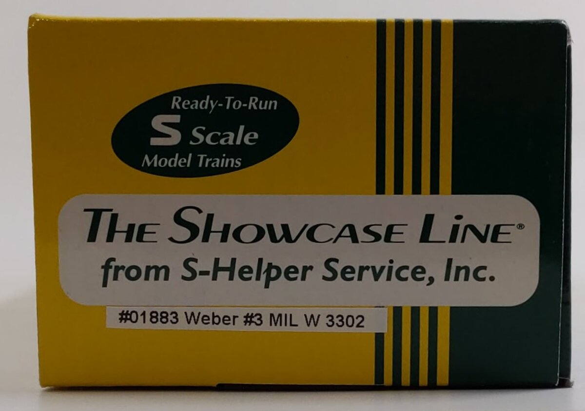 S-Helper 01883 S Gauge Weber Waukesha Beer 40' Wooden Billboard Reefer #3302 LN/Box