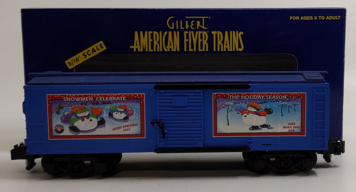 American Flyer 6-48353 S Gauge 2003 Christmas Boxcar