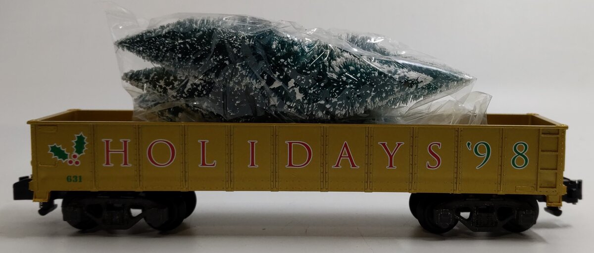 American Flyer 6-48335 S Gauge Holiday Gondola w/Christmas Trees NIB
