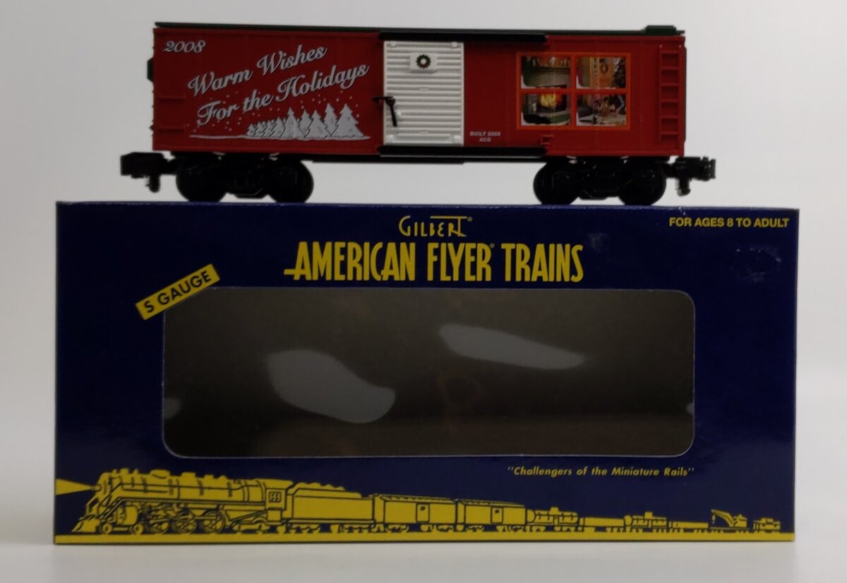 American Flyer 6-48374 S Gauge 2008 Holiday Boxcar