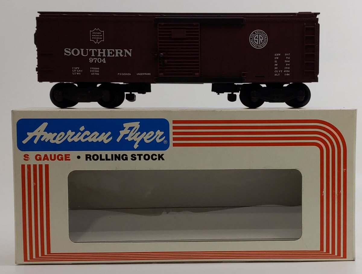 American Flyer 4-9704 S Scale Southern Boxcar #9704 LN/Box