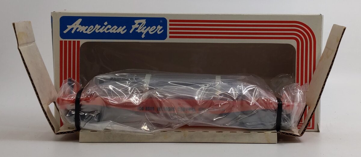 American Flyer 6-48505 S Gauge Illinois Central Gulf Flatcar w/Bulkheads LN/Box