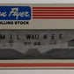 American Flyer 6-48604 S Gauge Milwaukee Road Covered Hopper #48604 LN/Box