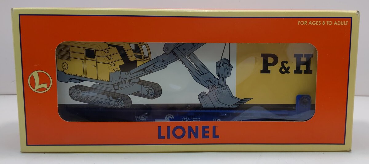 Lionel 6-52149 O Gauge TTOS 1998 Conrail Flatcar with Power Shovel Kit LN/Box