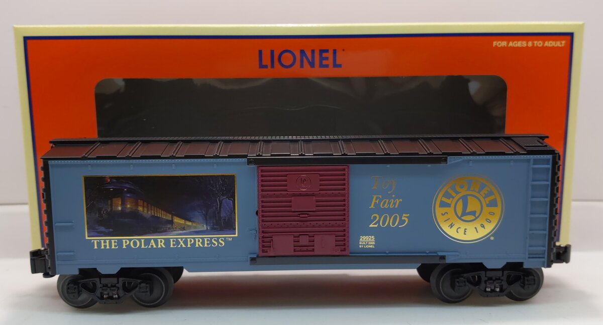 Lionel 6-29925 O Gauge 2005 Polar Express Toy Fair Boxcar LN/Box