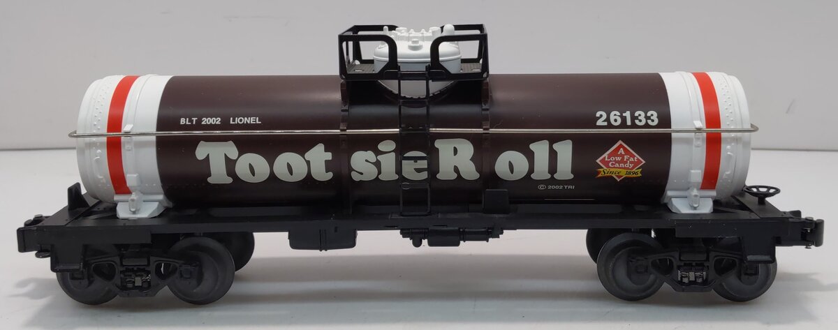 Lionel 6-26133 O Gauge Tootsie Roll Single Dome Tank Car LN/Box