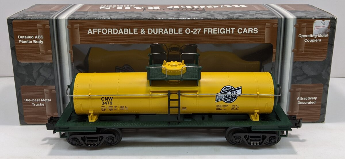 MTH 33-7302 O Gauge Chicago & North Western Tank Car #3479 LN/Box