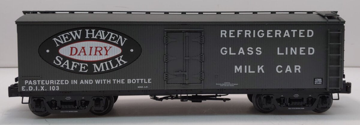 Lionel 6-17366 O Gauge New Haven Milk Refrigerator Car #103