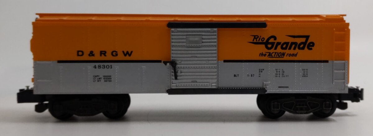 American Flyer 6-48301 S Gauge Denver & Rio Grande Boxcar #48301 NIB