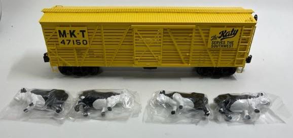 Lionel 6-17713 O Gauge Missouri-Kansas-Texas ACF 40-Ton Stock Car #47150 NIB