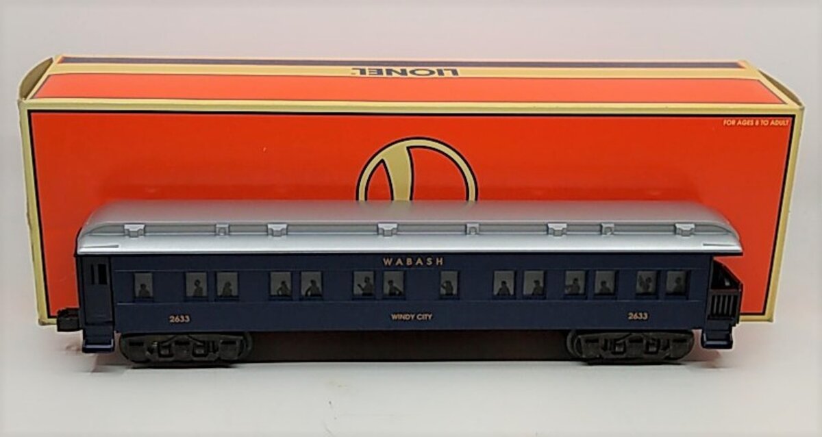 Lionel 6-19065 O Gauge Wabash Railway Windy City Observation Car #2633 LN/Box