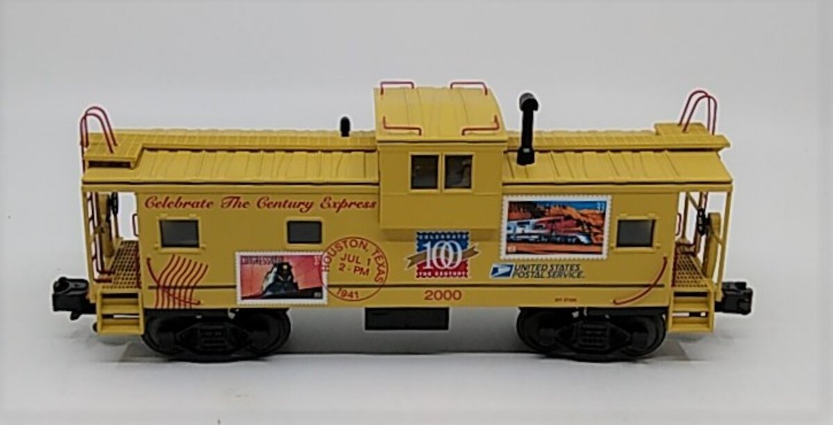 MTH 20-91035 O Gauge USPS Extended Vision Caboose #2000 EX/Box
