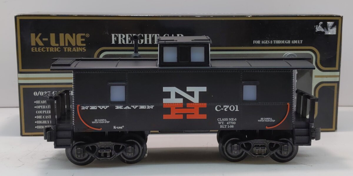 K-Line K611-1791 O New Haven Classic Caboose #C-701 LN/Box