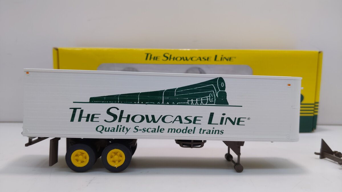 The Showcase Line 01872 S Scale S Helper Service Inc. 35' Horz. Corr. Trailer LN/Box