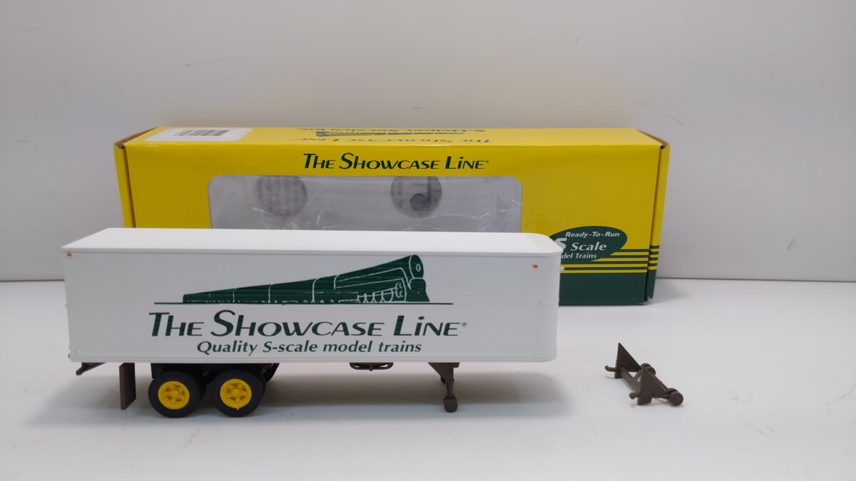 The Showcase Line 01872 S Scale S Helper Service Inc. 35' Horz. Corr. Trailer LN/Box