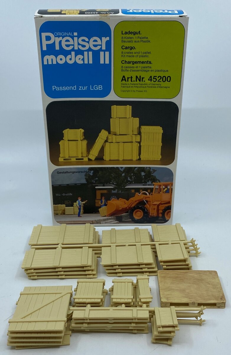 Preiser 45200 G Crates & Pallet Plastic Model Kit