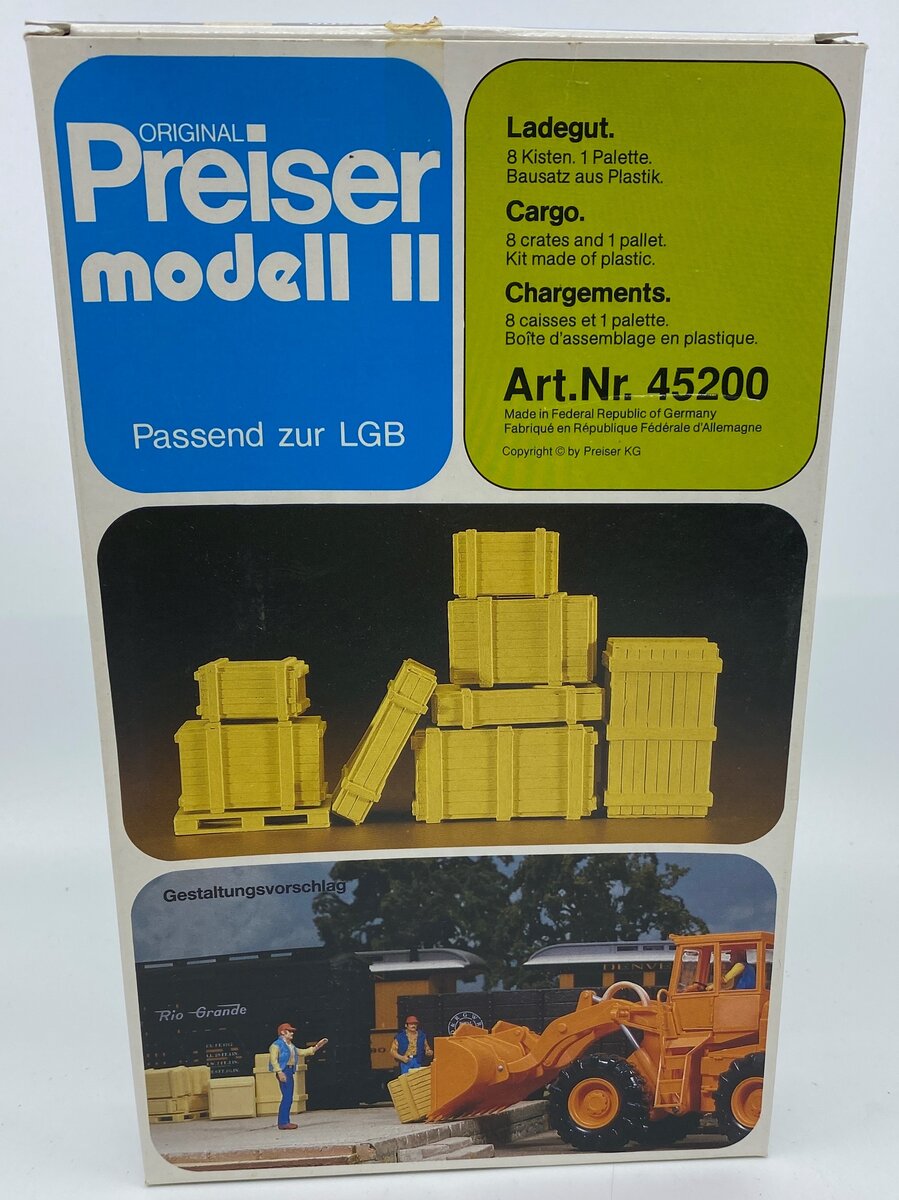 Preiser 45200 G Crates & Pallet Plastic Model Kit