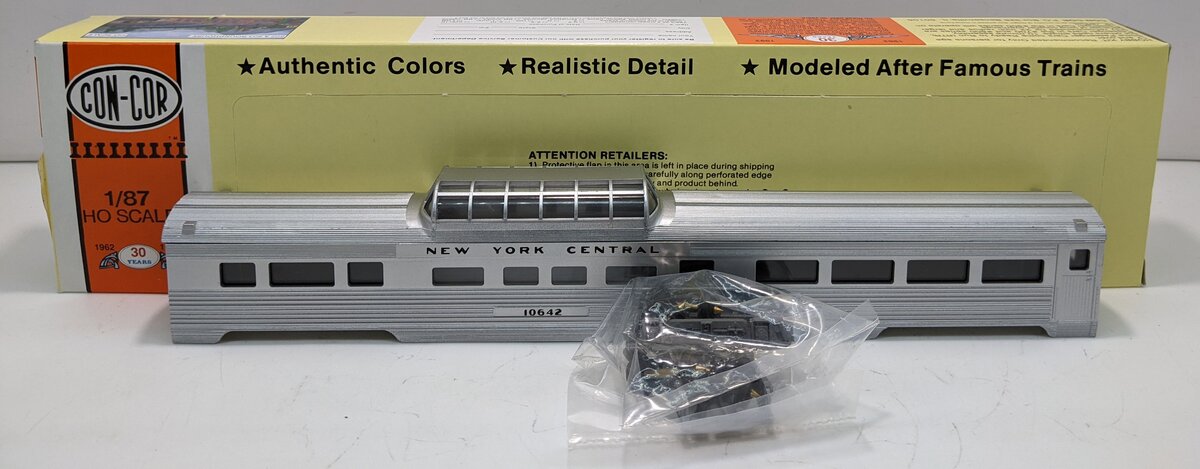 Con-Cor 0001-000785 HO Scale New York Central 85' Budd Vista Dome Car #10642