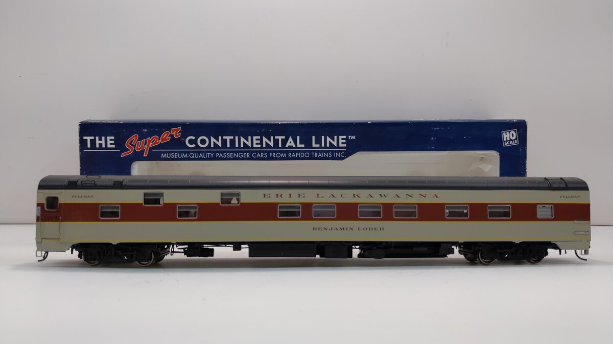 Rapido Trains 101099 HO Erie Lackawanna "Benjamin Loder" Duplex Sleeper NIB