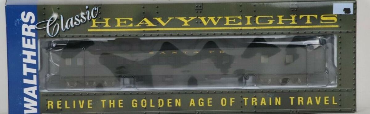 Walthers 932-10002 HO Scale Atchison Topeka Santa Fe Heavyweight 12-1 Sleeper LN/Box