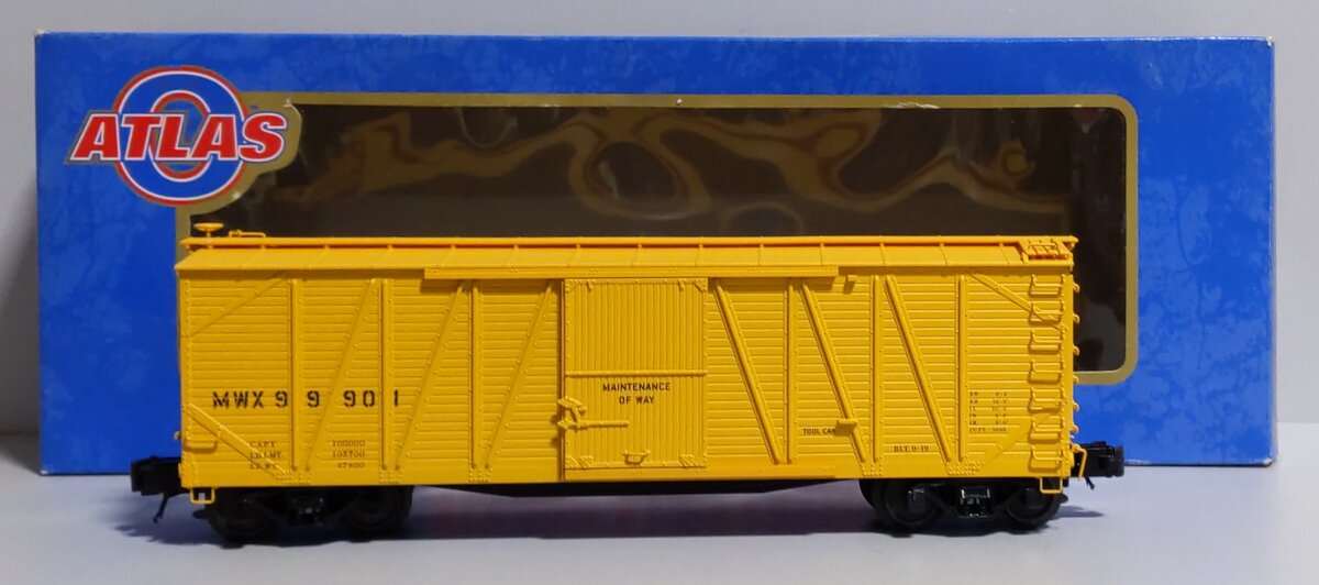 Atlas 6449-2 O Maintenance Of Way USRA Single Sheathed Box Car #99901 (3-Rail) NIB