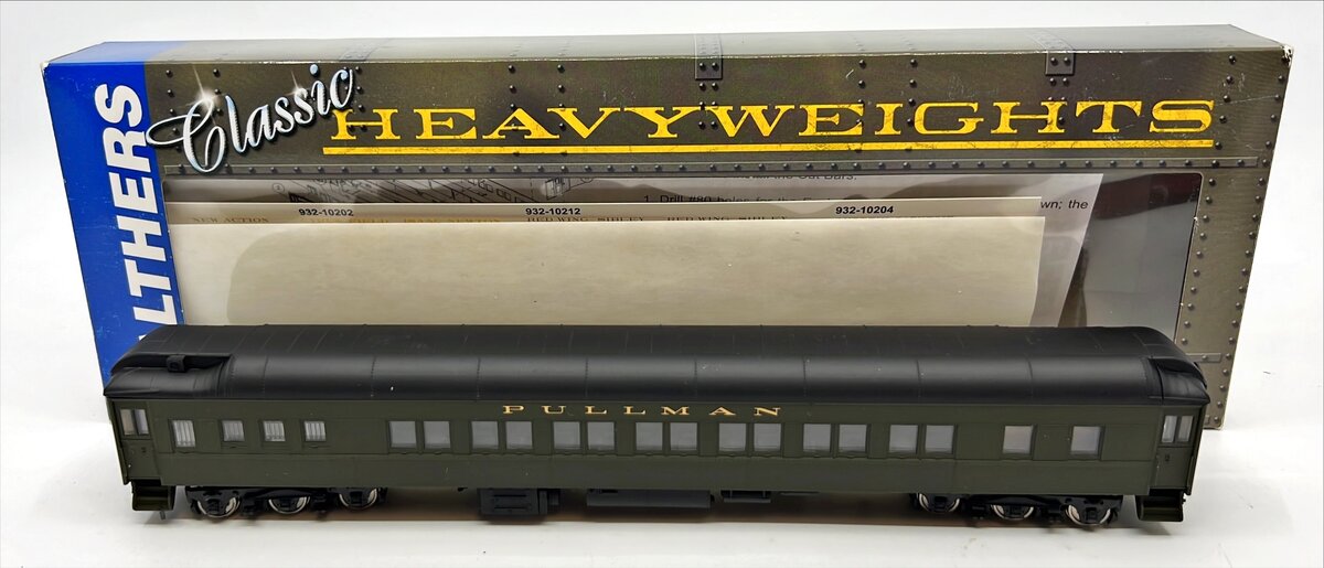 Walthers 932-10051 HO Pullman Heavyweight 8-1-2 (Plan #3979A) Passenger Car LN/Box