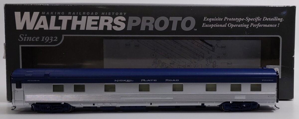 Walthers 920-16457 HO Scale Nickle Plate Road 85' Pullman Standard 10-6 Sleeper