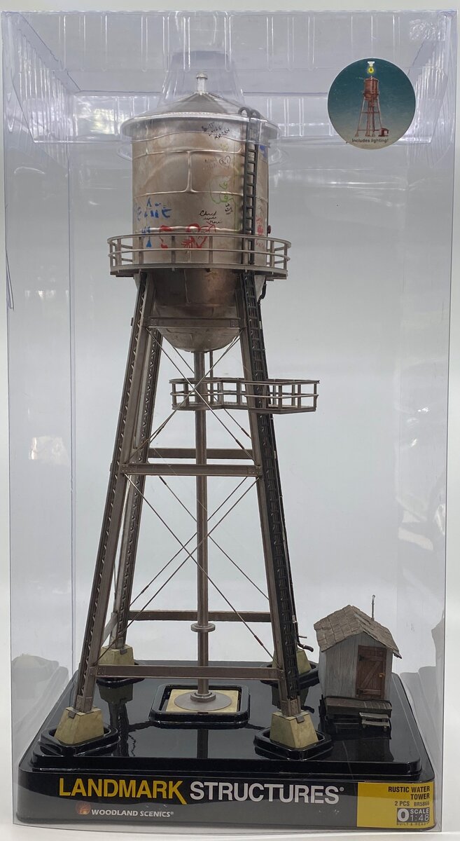 Woodland Scenics BR5866 O Built-&-Ready Rustic Water Tower MT/Box