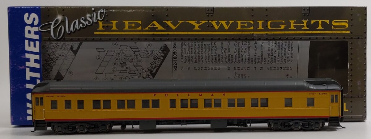Walthers 932-10058 HO Scale Union Pacific Heavyweight 8-1-2 Sleeper LN/Box