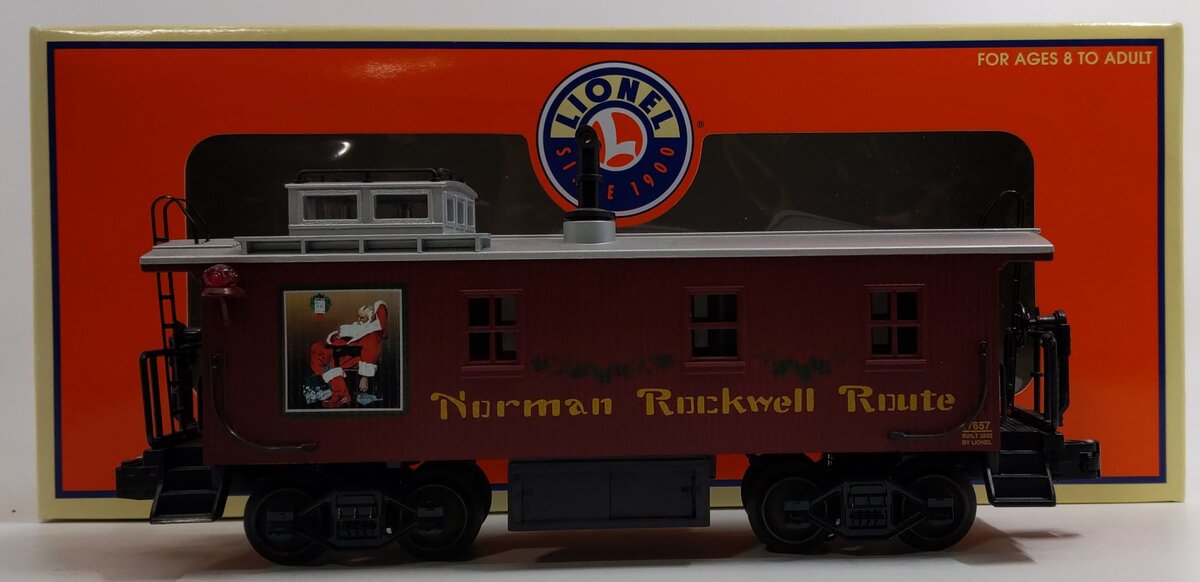 Lionel 6-17657 O Gauge Norman Rockwell Illuminated Caboose LN/Box